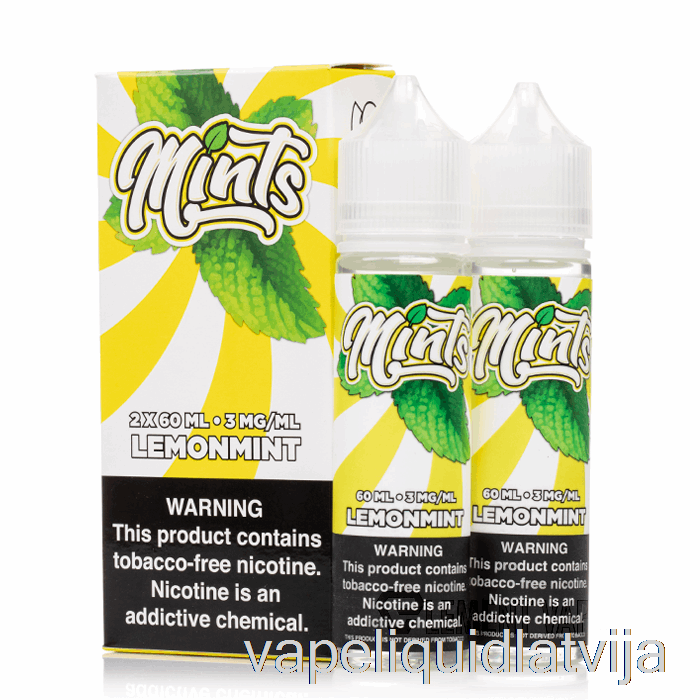 Citronmētra - Mints Vape Co - 120ml 3mg Vape šķidrums